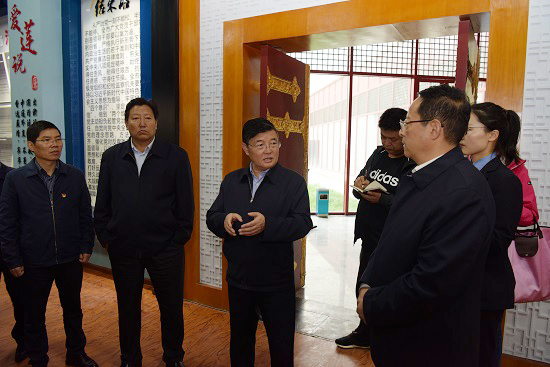 马升昌率市委常委班子在家市级领导参观不忘初心牢记使命主题教育党风